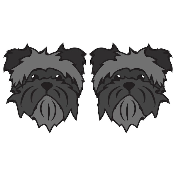 Affenpinscher Dog Decal, Dog Lover Decor Vinyl Sticker